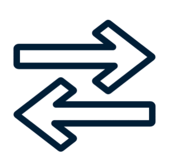 Icone ouverture droite ou gauche