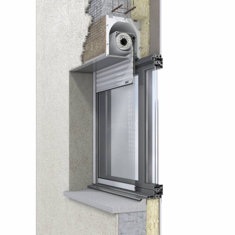 Visio solaire moustiquaire dans coffre tunnel