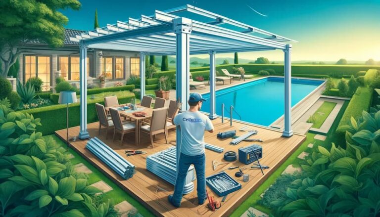 Installation pergola