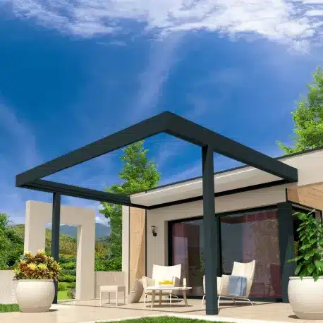 Lame rétractable pergola