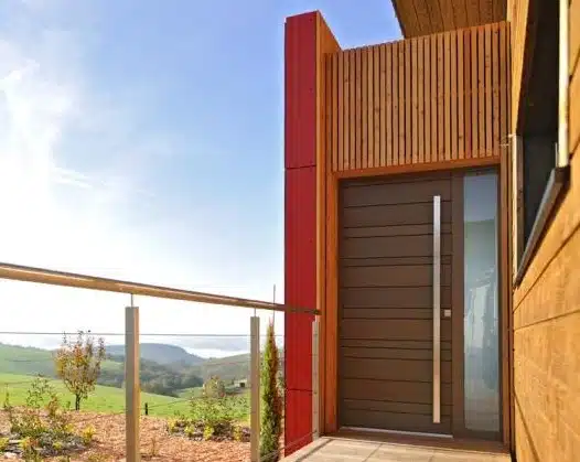 Porte d'entrée Zilten marron foncé