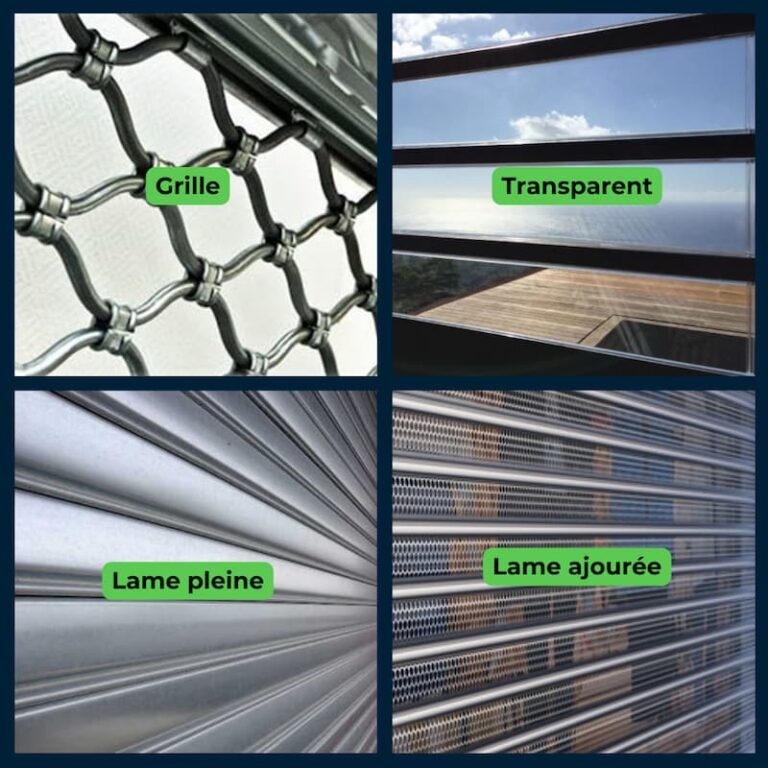 Rideaux Métalliques choix